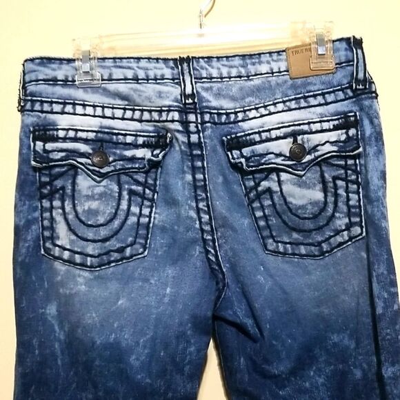 𝅺True Religion Blue Geno Slim Fit Super T size 20 - Picture 5 of 9